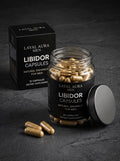 Layal Aura Men Libidor Capsules bottle and box